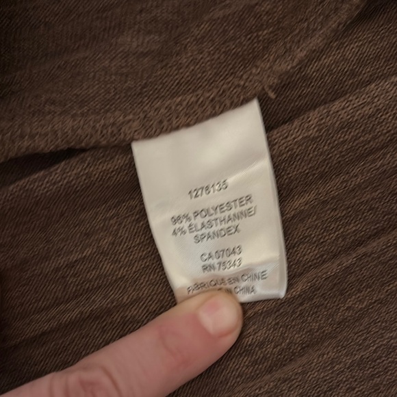 NWOT Bailey 44 Brown Pleated Wide-Leg Pants sz XL - Picture 4 of 8